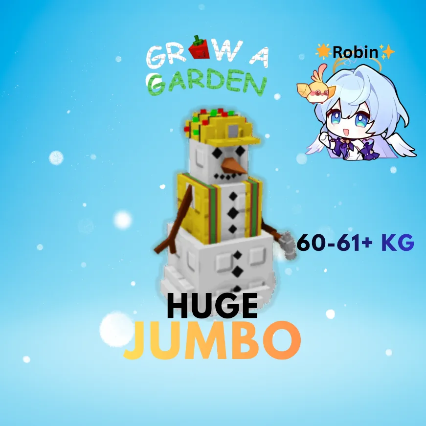 HUGE JUMBO GIANT Snowman Builder - 60-61+KG - Snowman Cosmetics - Grow a Garden — Account account