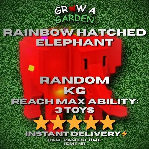 RAINBOW HATCHED ELEPHANT RBH ELEPHANT MAX ABILITY