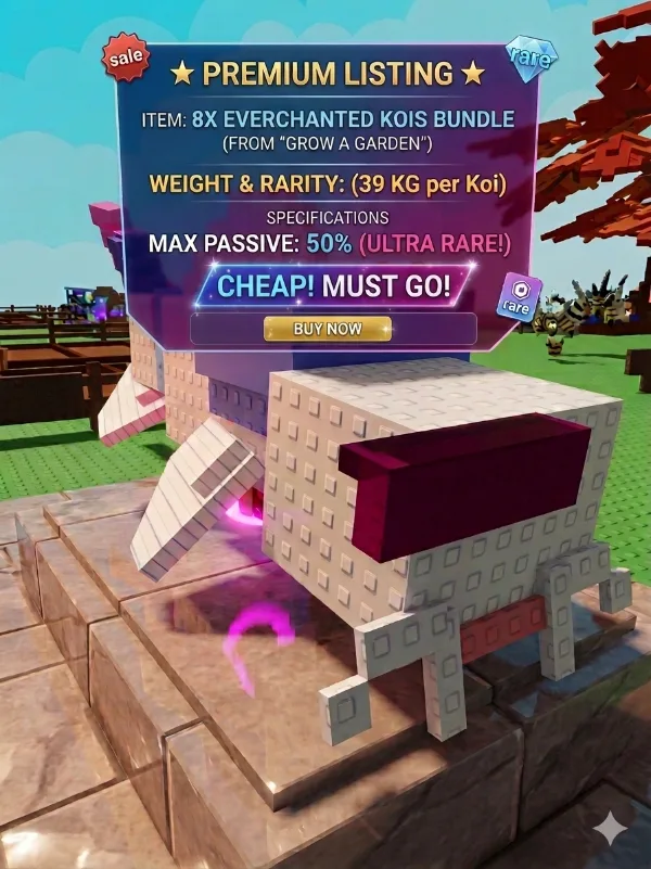 Everchanted Koi (8x) CHEAP HATCHING TEAM! Already 50 CAPPED — Account account
