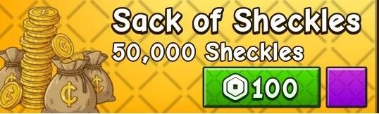 Sack of Sheckles 100 R — Account account