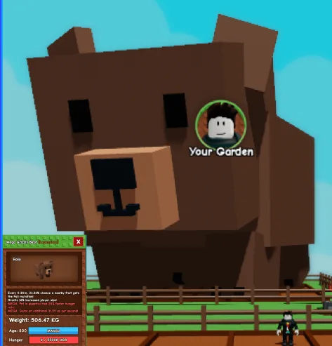 Huge Mega Grizzly Bear 506 kg+