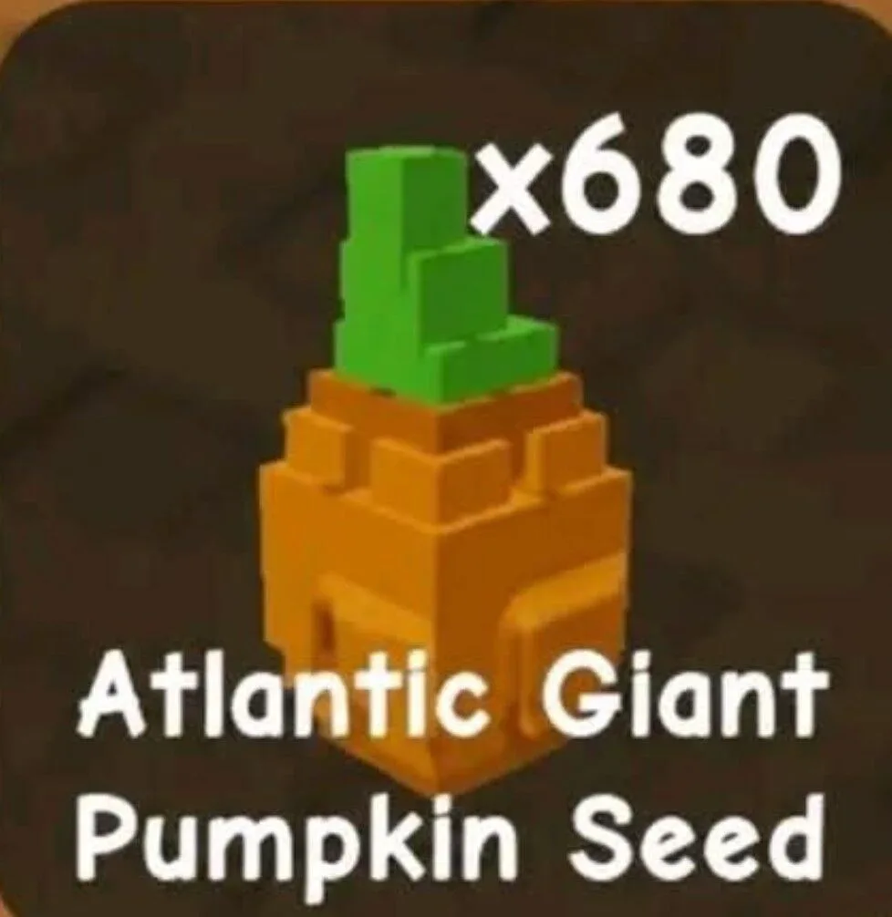 Atlantic Giant Pumpkin Seed (Rare)