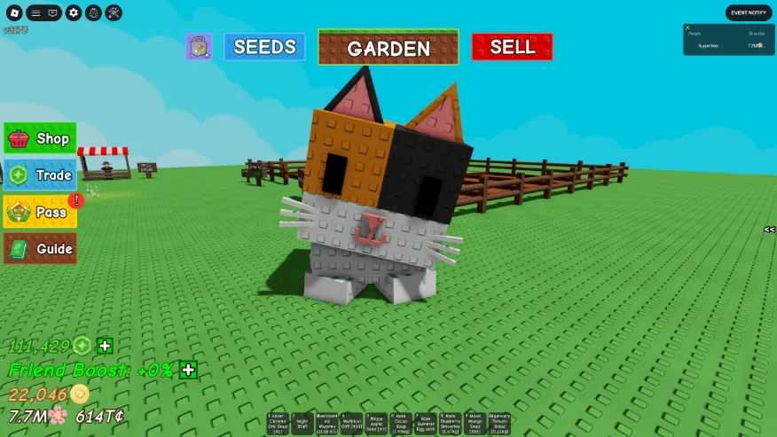 CALICO PET (RAREST PET IN Grow A Garden)