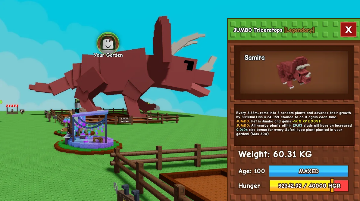 DONE 60kg+ JUMBO Triceratops