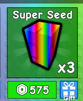 Grow A Garden - 3x Super Seed 575R — Account account