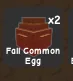 FALL COMMON EGG - FALL HARVEST WORLD .