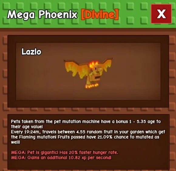 MEGA PHOENIX MUTATION FAST DELIVERY