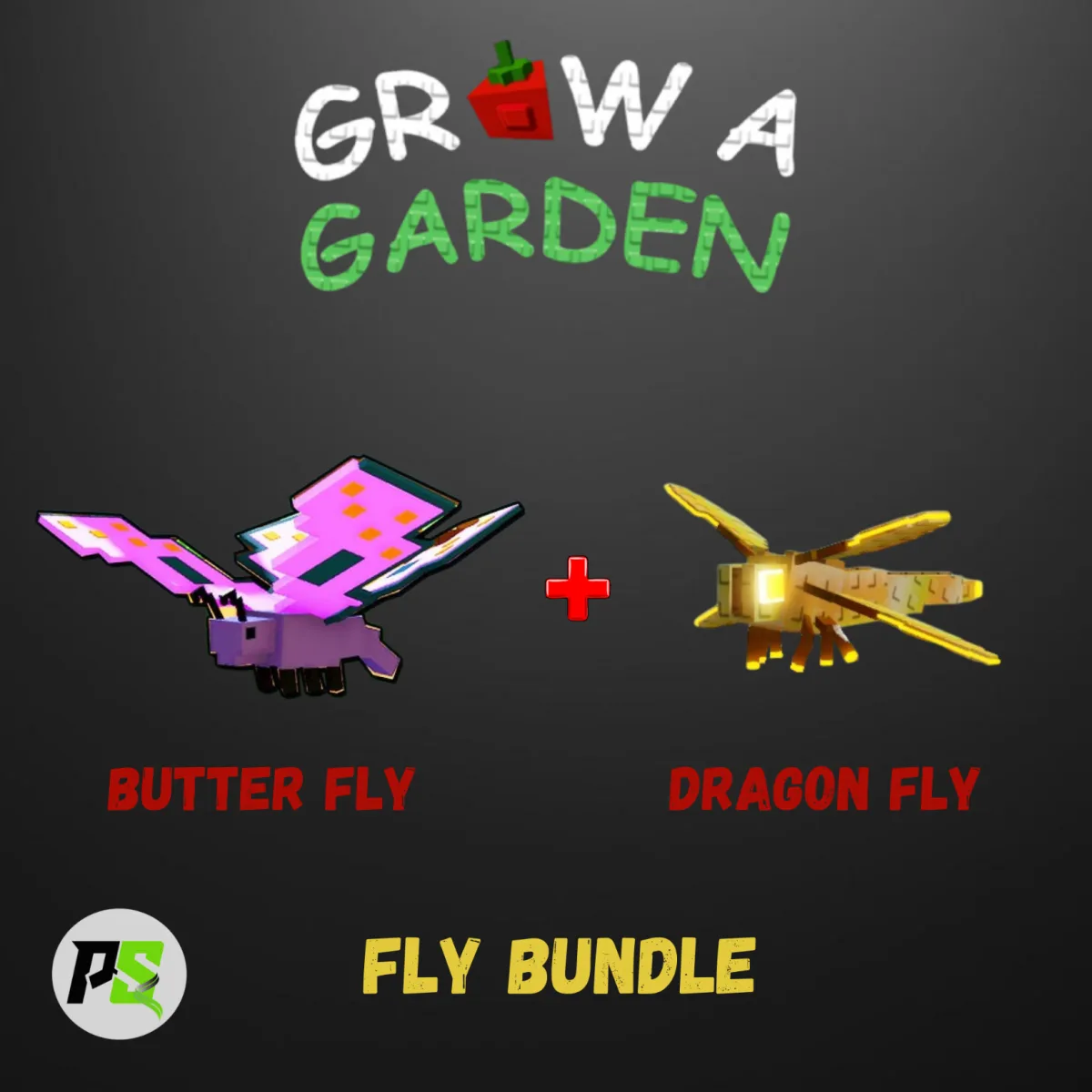 Fly Bundle (Butter Fly + Dragon Fly) - Grow a Garden