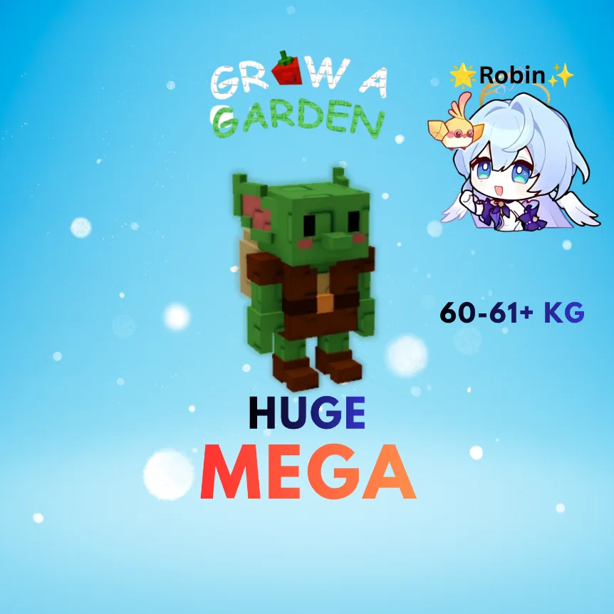 HUGE Mega Goblin - 60-61+KG - Grow a Garden — Account account