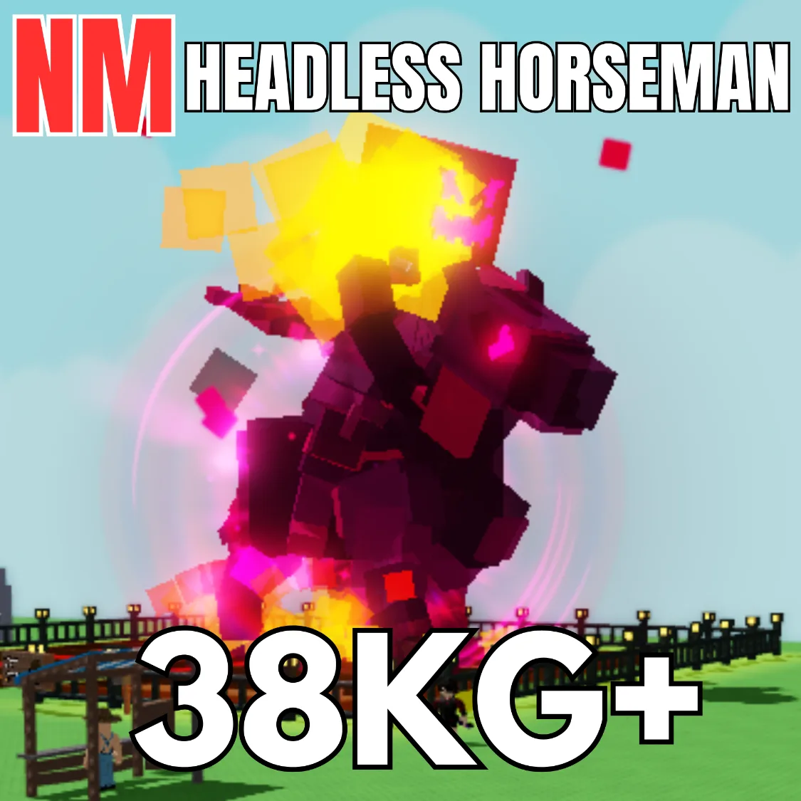 SEMI HUGE NIGHTMARE HEADLESS HORSEMAN 38KG+ INSTANT DELIVERY — Account account