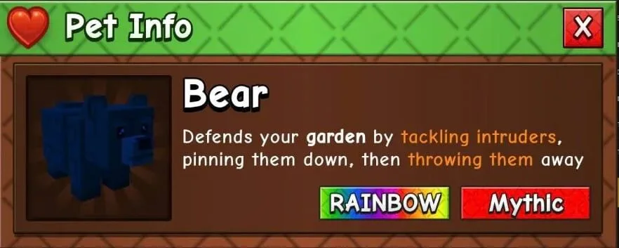 Bear (Mythic)