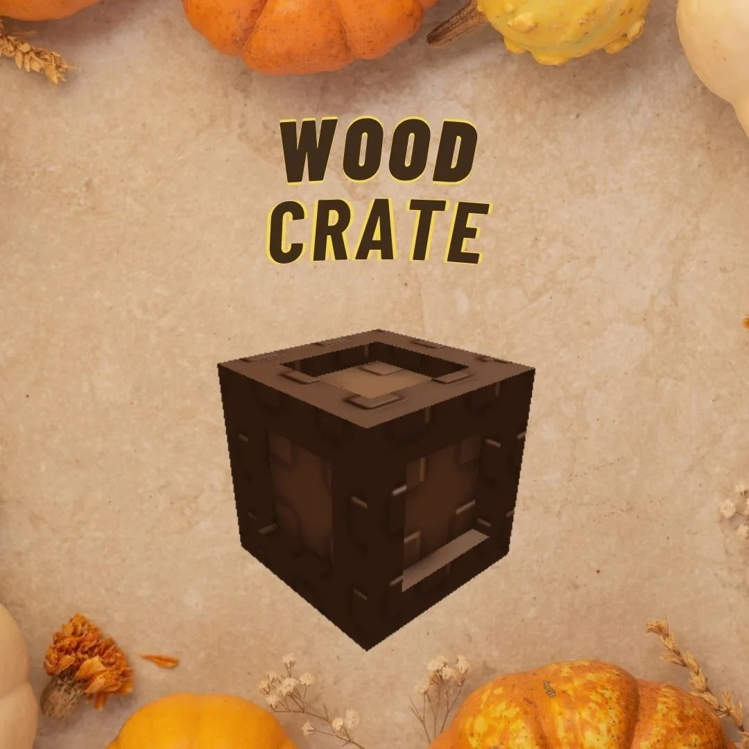 Wood Crate INSTANT DELIVERY - Grow a Garden 2