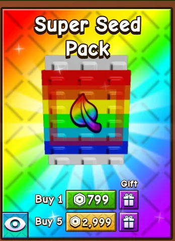 x1 Super Seed Pack