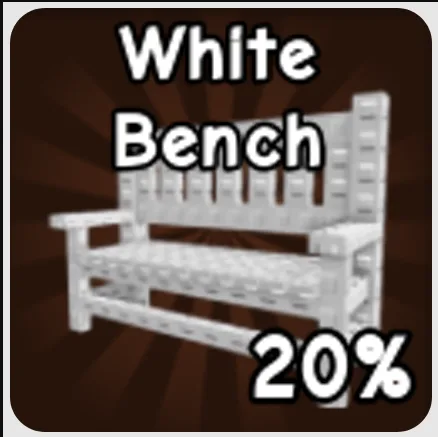 White Bench Grow a Garden 2 — Account account