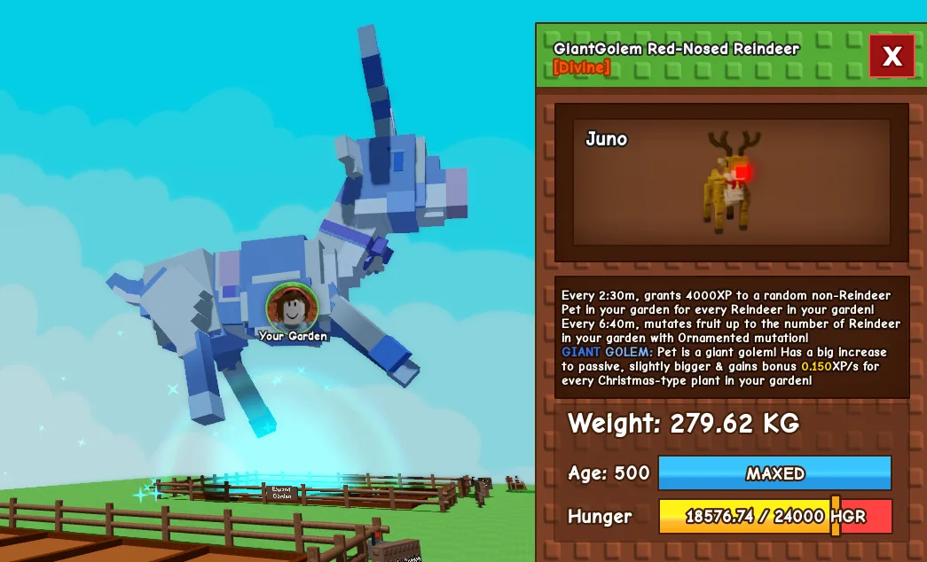 279.62kg GiantGolem Red-Nosed Reindeer