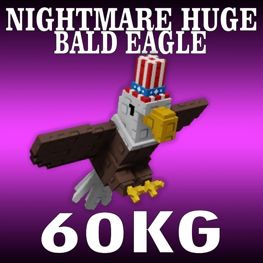 Huge NIghtmare Bald Eagle 60KG INSTANT DELIVERY — Account account