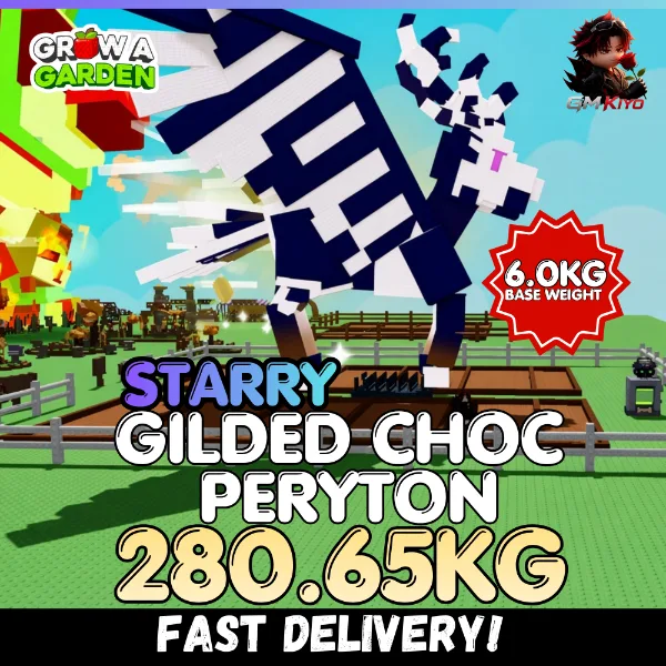 STARRY Gilded Choc Peryton 280.65KG GCP Age 500 INSTANT DELIVERY