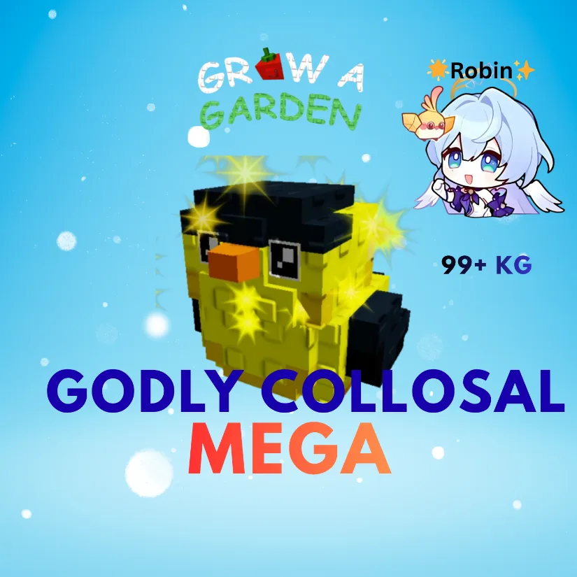 Godly MEGA Gold Finch - 99+KG - Free Change Mutation to Jumbo / Nightmare - Grow a Garden — Account account