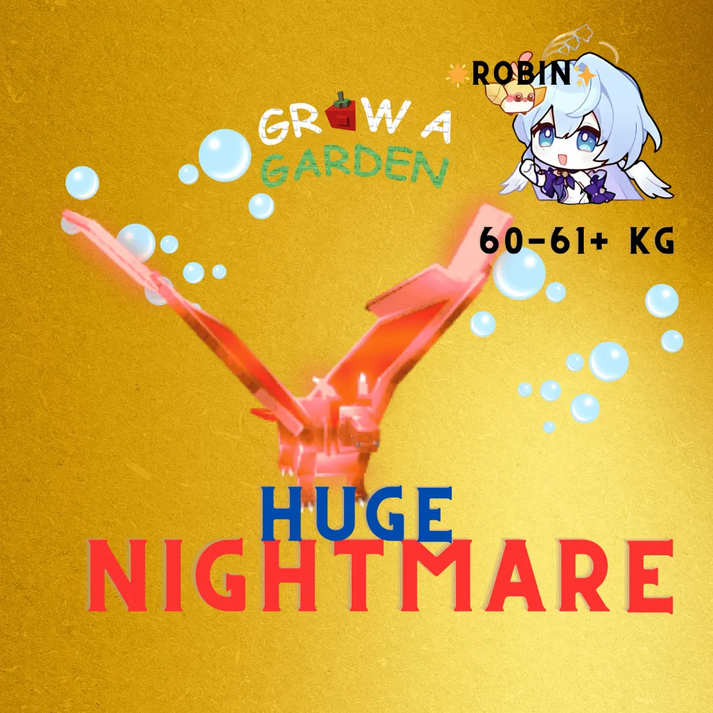 HUGE Nightmare New Year's Dragon - 60-61+KG - New Year Dragon - Grow a Garden - new years dragon — Account account