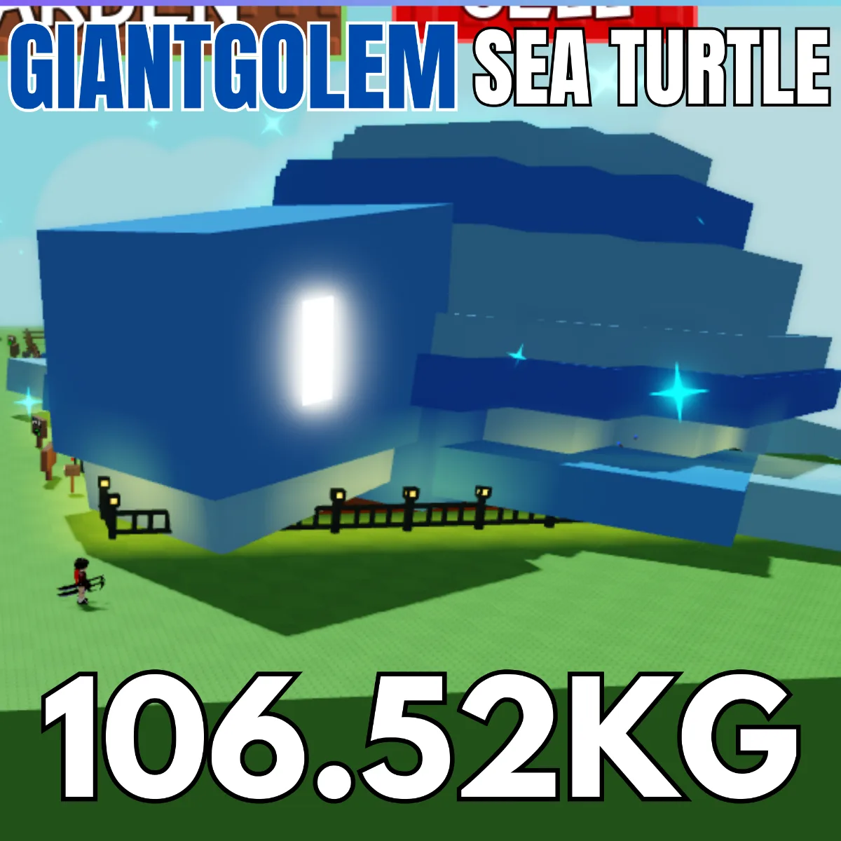 20s GiantGolem Colossal Sea Turtle 106.52KG INSTANT DELIVERY — Account account