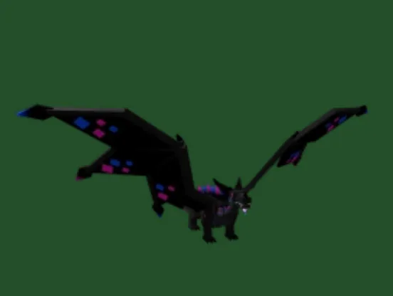 BLACK SPOTTY DRAGON PETS