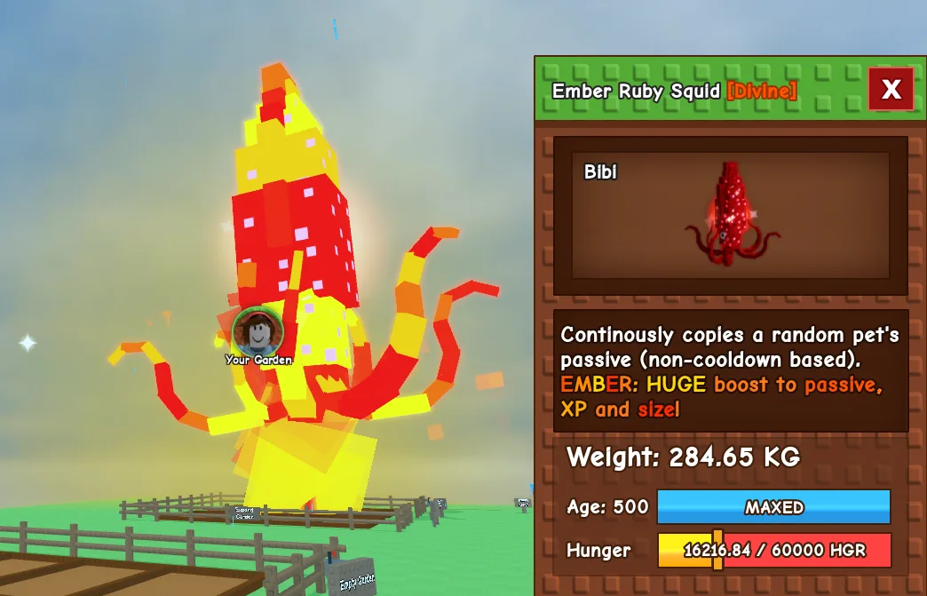 282.57kg+ Ember Ruby Squid