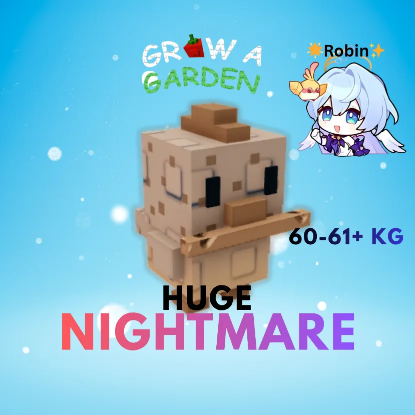 HUGE Nightmare Eggnog Chick - 60-61+KG - Grow a Garden — Account account