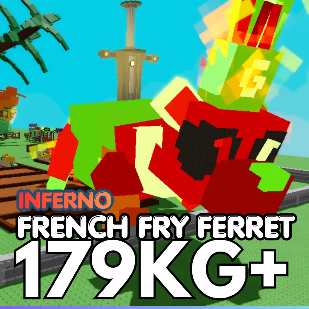 INFERNO Semi Huge French Fry Ferret FFF 179KG+ Age 500 INSTANT DELIVERY