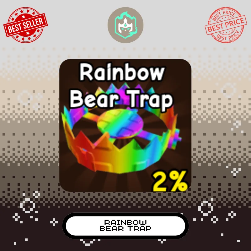 Rainbow Bear Trap Clean & Safe Guaranteed Instant Delivery
