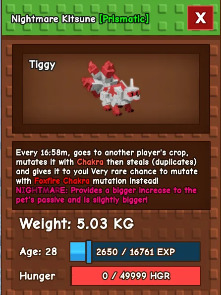 Nightmare small Kitsune Instant Delivery Fast&Safe
