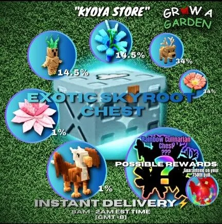 EXOTIC SKYROOT CHEST 10x PIECES
