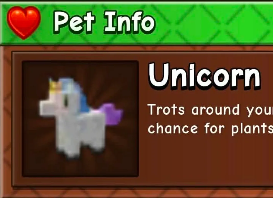 Unicorn - Grow a Garden 2 — Account account
