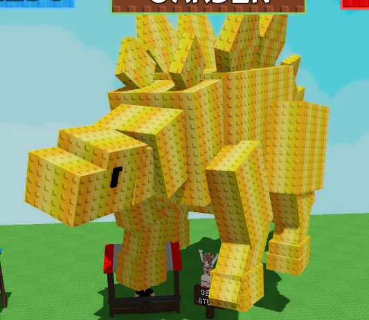 Dinosaur Huge / Titanic Golden Stegosaurus 65kg if MAX Collectors PET INSTANT DELIVERY ACTIVE NOW — Account account