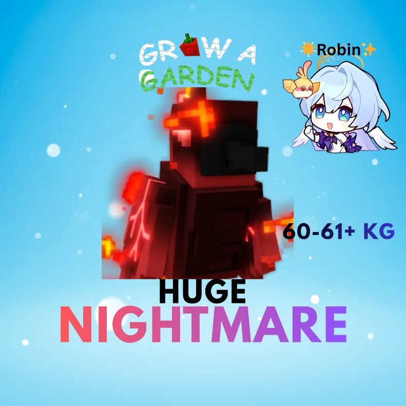 HUGE Nightmare GIANT Ash Raven - 60-61+KG - Grow a Garden — Account account