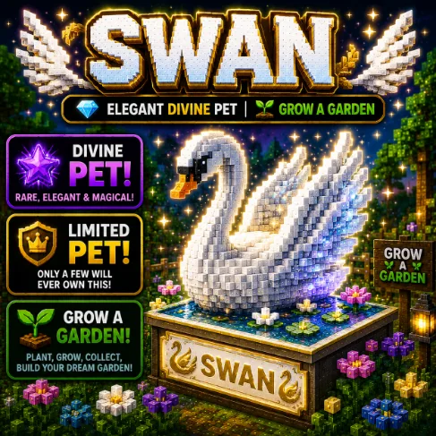 Swan Elegant Divine Pet Grow a Garden — Account account