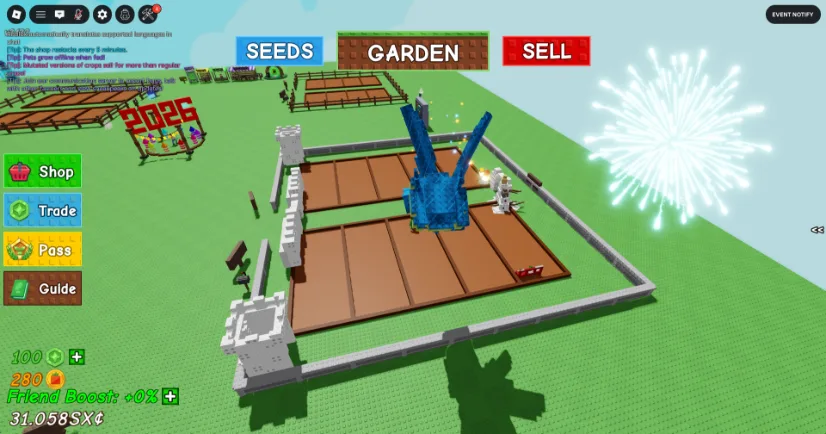 HUGE SPIRITSPARKLE FIREWORK SPRITE ! 61+ KG AGE 100 SUPER BIG !! (Actual Pic) Grow a Garden Fast Delivery! (FOR COLLECTORS)