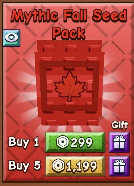X1 MYTHICAL FALL SEED PACK