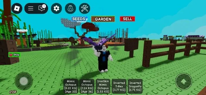 Windy Butterfly Grow A Garden — Account account