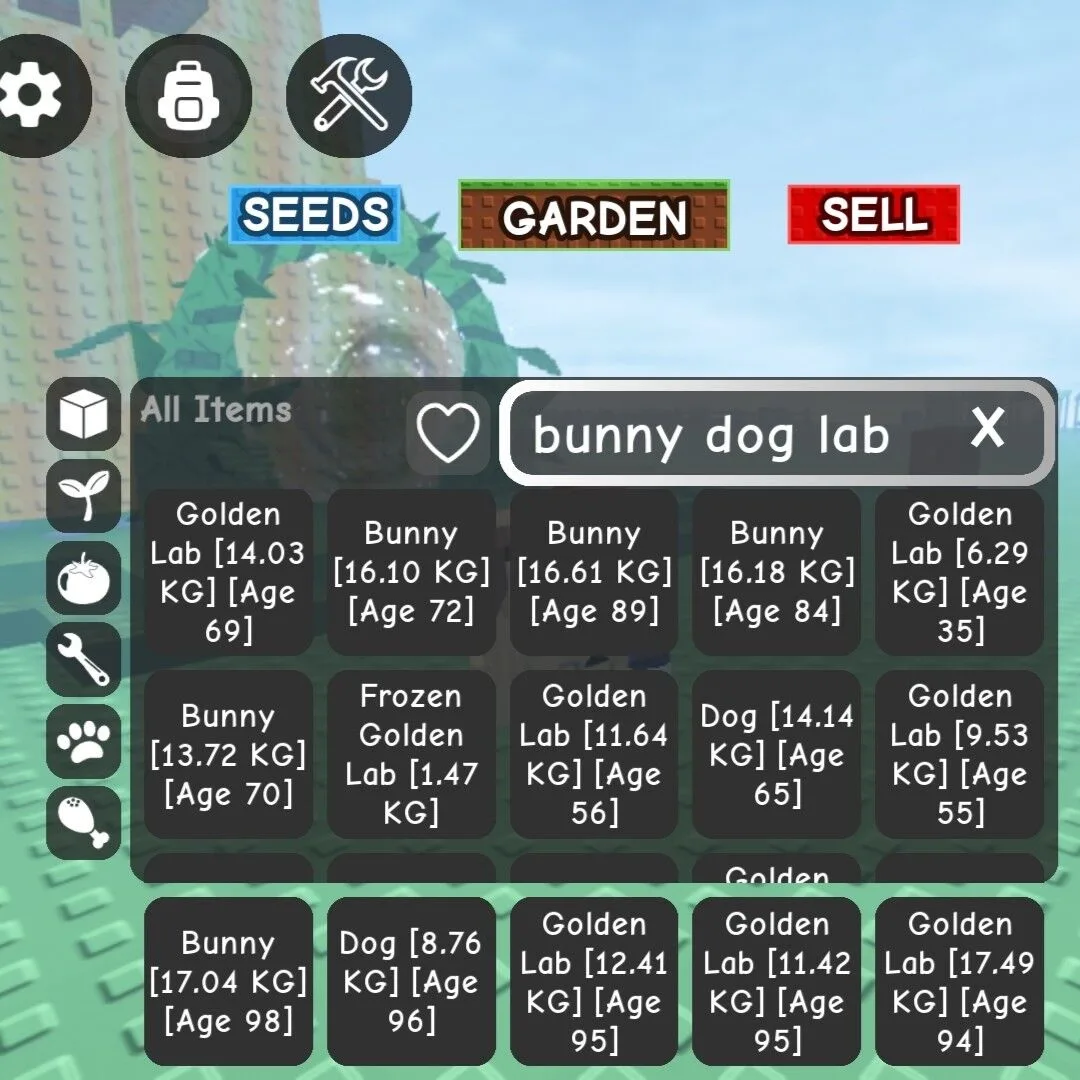 x3 Pet Age 75 Grow a Garden — Account account
