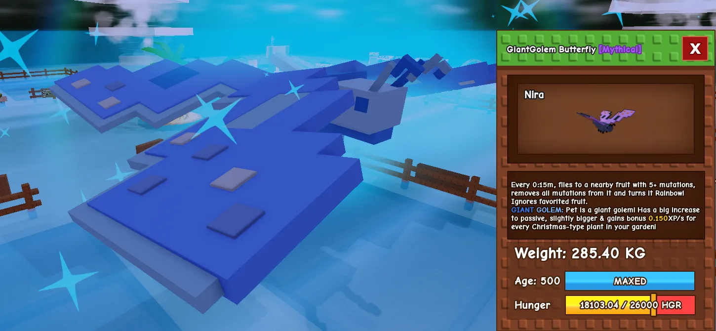 285.4kg GiantGolem Butterfly