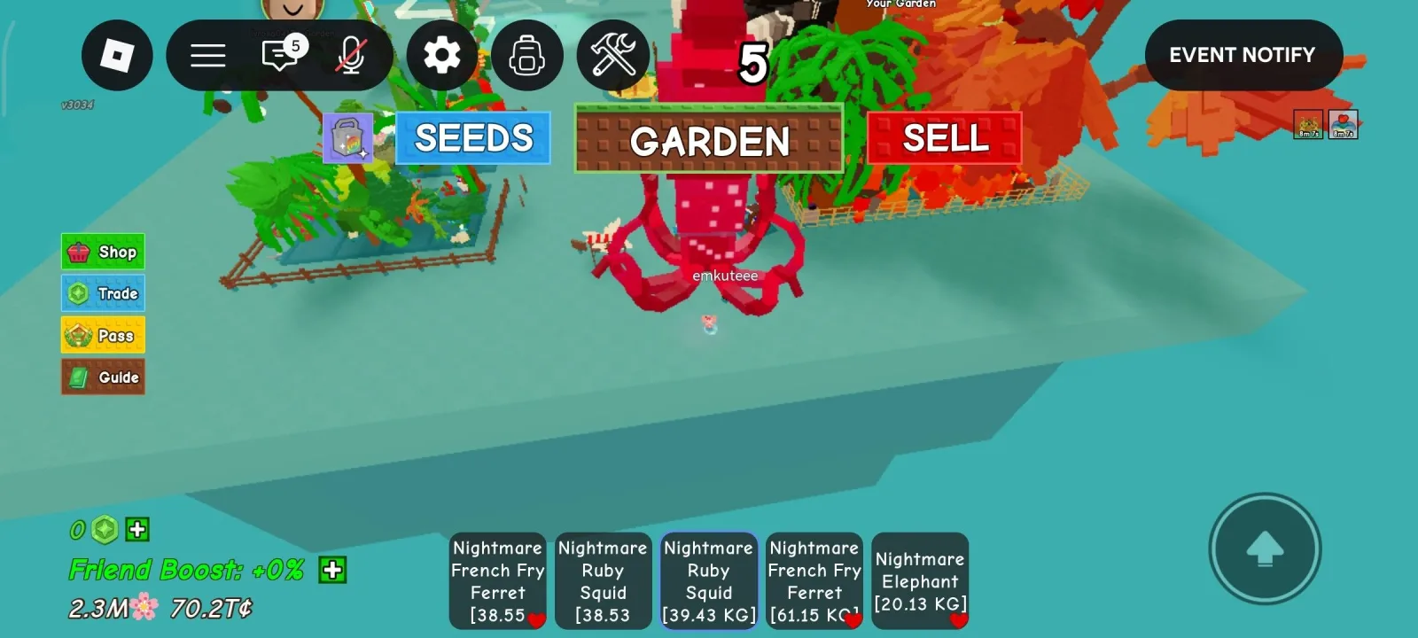 Ruby sqiud 38,53 kg Nightmare