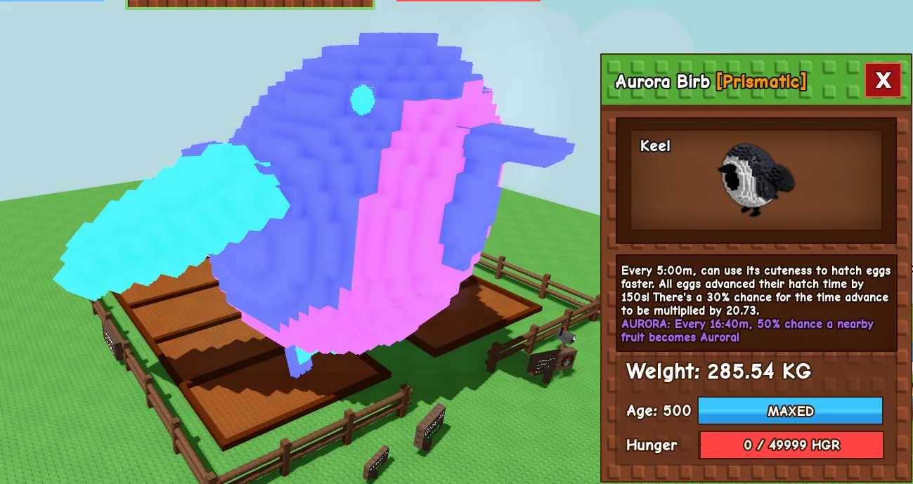 285.54kg Aurora Birb