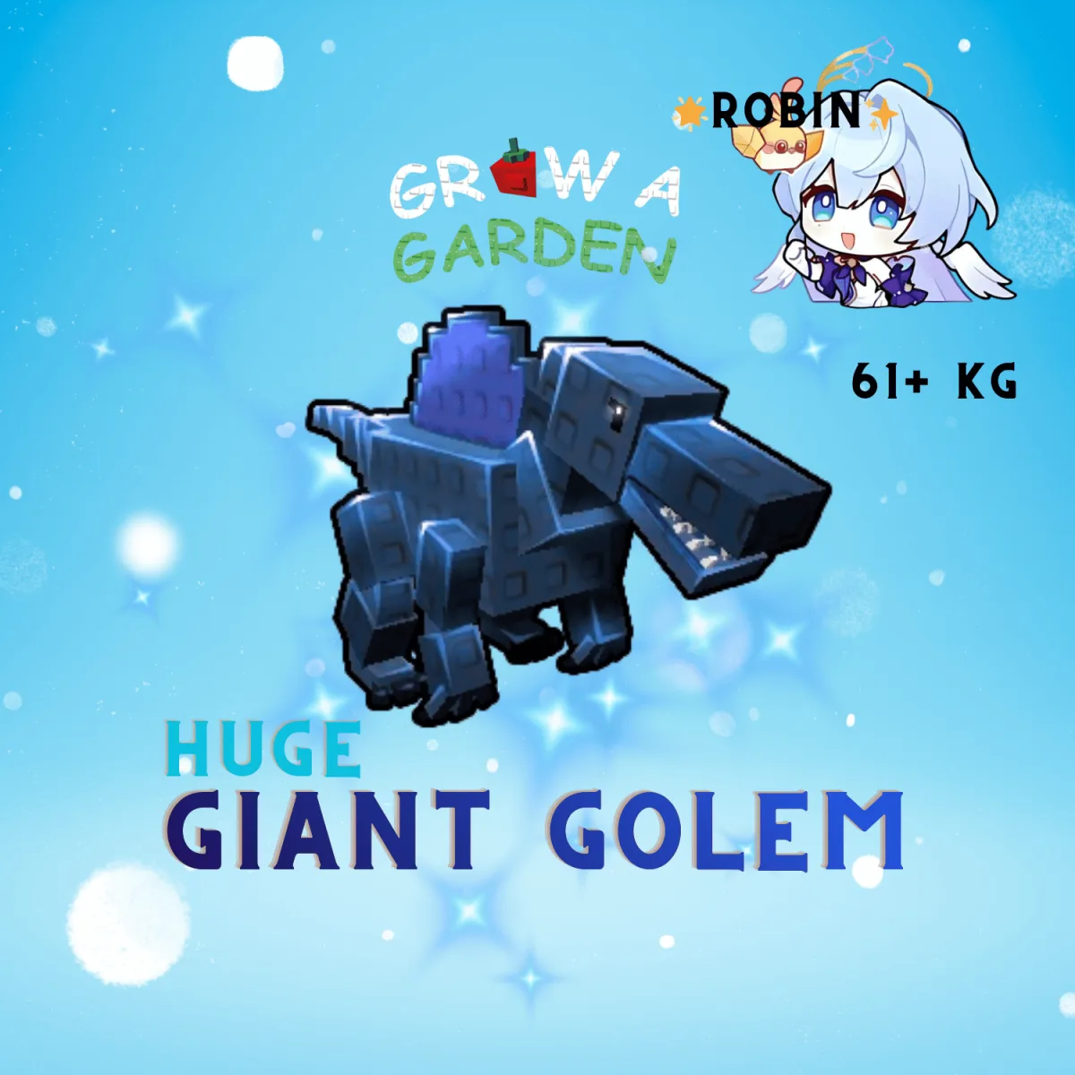 Giant Golem Huge Spinosaurus - Spino - 61+KG - New Pet Rare Mutation - GiantGolem - Grow a Garden — Account account