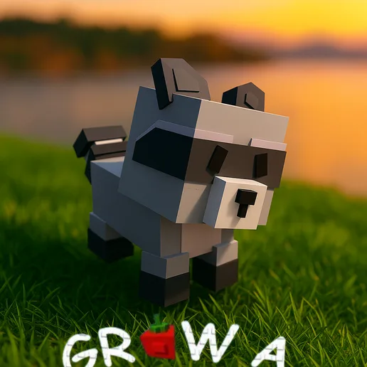Raccoon - GROW A GARDEN - INSTANT FAST DELIVERY