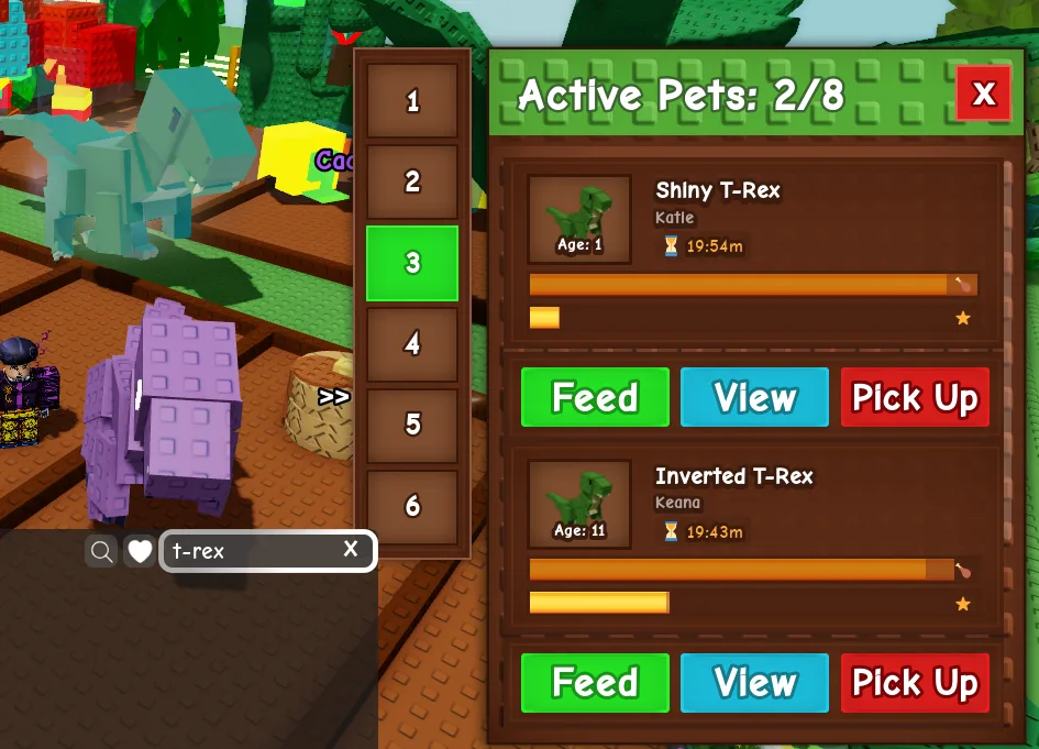 shiny and inverted t-rex — Account account
