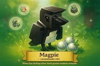 READY HUGE MAGPIE 60/61 KG (MAX PASSIVE) Grow A Garden