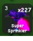 5X SUPER SPRINKLER — Account account
