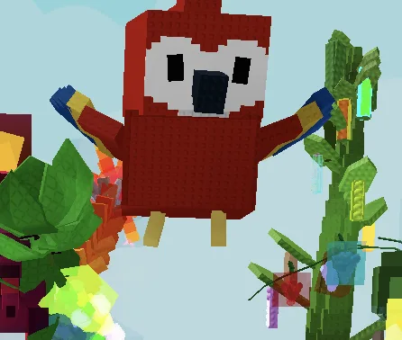 Scarlet Macaw Titan 81.9 max kg when its max lvl