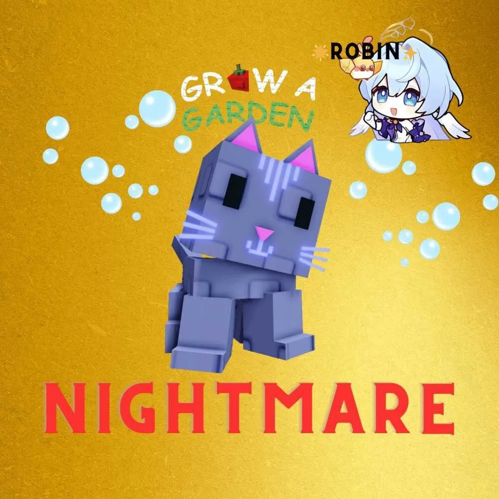 Nightmare Moon Cat - Grow a Garden — Account account