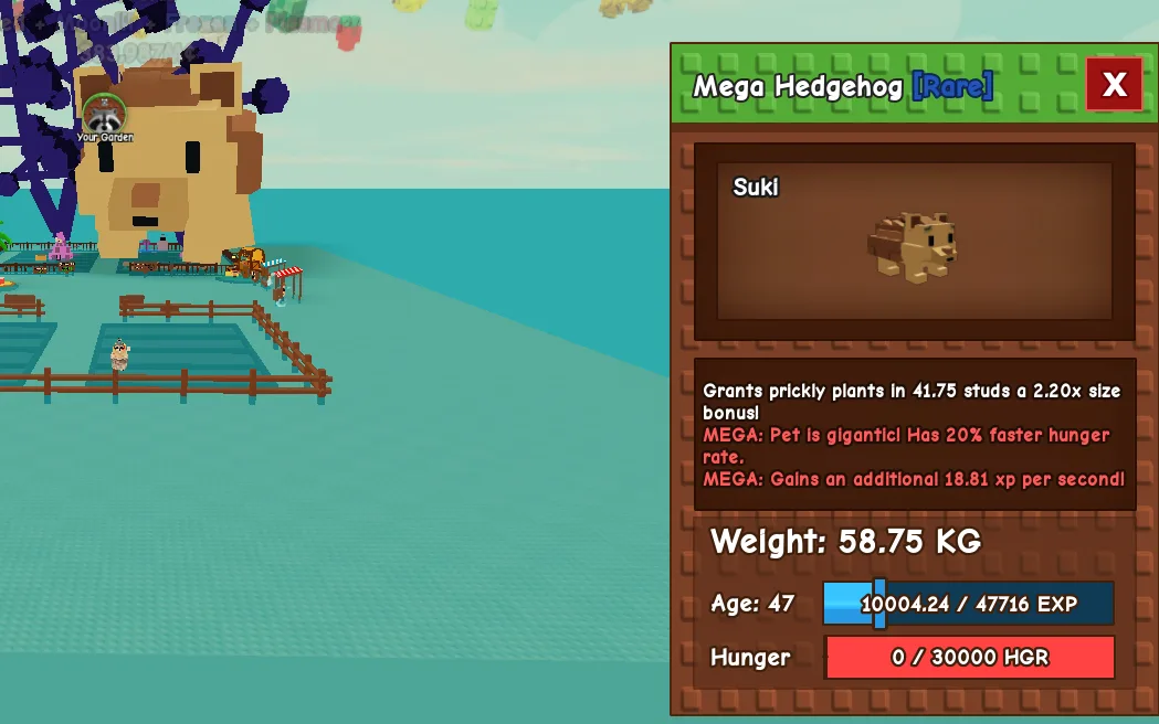 colossal 11.34kg base Mega Hedgehog